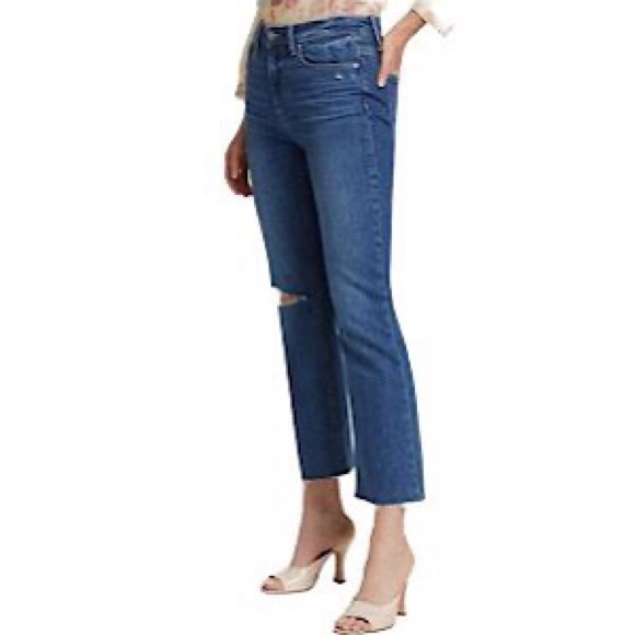 “NEW” PAIGE Colette Crop Flare Jean - Picture 2 of 12